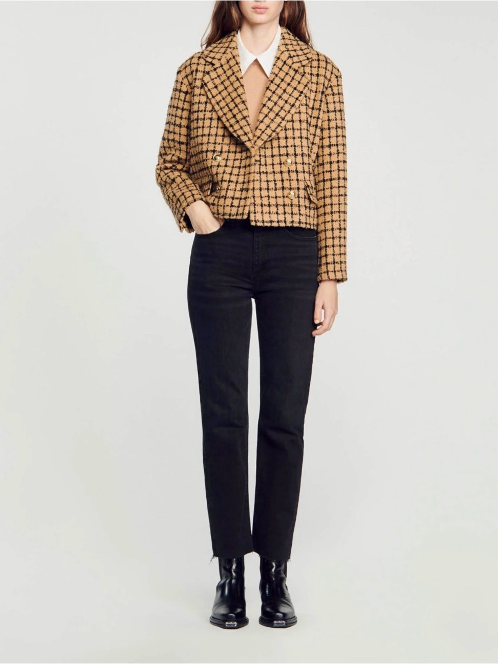 NWT Sandro Tweed Jacket